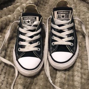 Converse toddler size 11 black